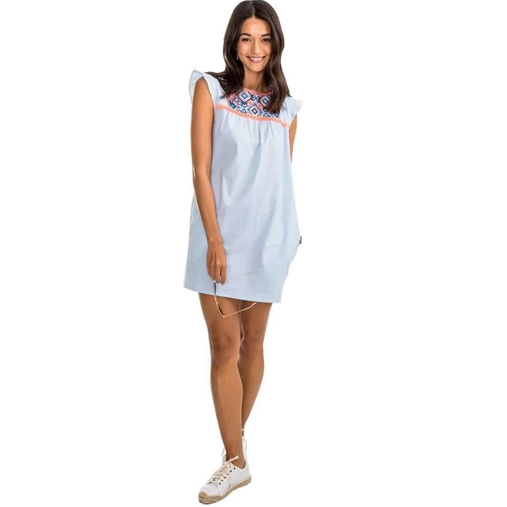 Southern‎ Tide Sadie Dress in Boat Blue Womens Size 4
